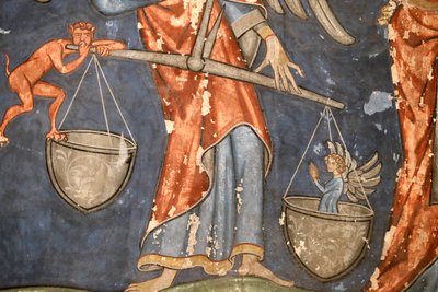 Saint-Pierre-le-Jeune Protestant Church, The Last Judgment Fresco, Strasbourg, France by Unknown